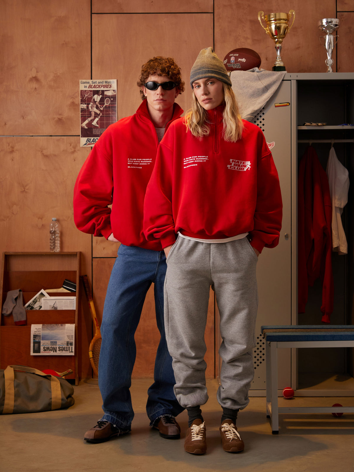 Oliver | Unisex Half-Zip Sweatshirt | Graphic Print · Eltrendio