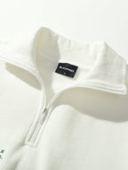 Oliver | Unisex Half-Zip Sweatshirt | Graphic Print · Eltrendio