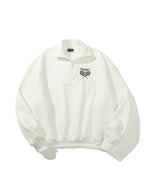 Oliver | Unisex Half-Zip Sweatshirt | Graphic Print · Eltrendio
