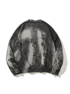Oliver | Unisex Oversized Jumper | Distressed Tie-Dye · Eltrendio