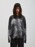 Oliver | Unisex Oversized Jumper | Distressed Tie-Dye · Eltrendio