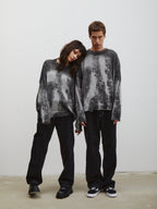 Oliver | Unisex Oversized Jumper | Distressed Tie-Dye · Eltrendio