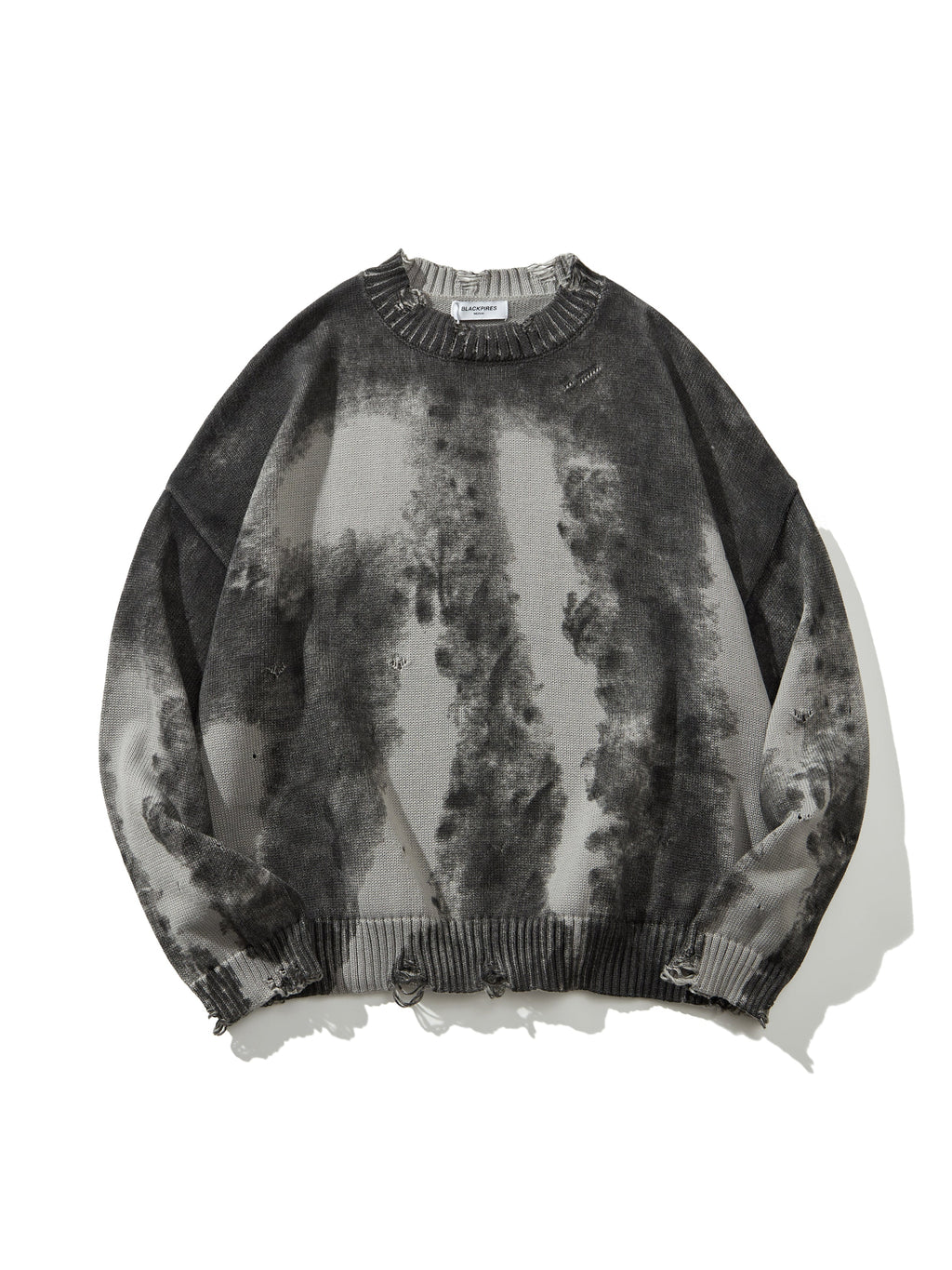Oliver | Unisex Oversized Jumper | Distressed Tie-Dye · Eltrendio