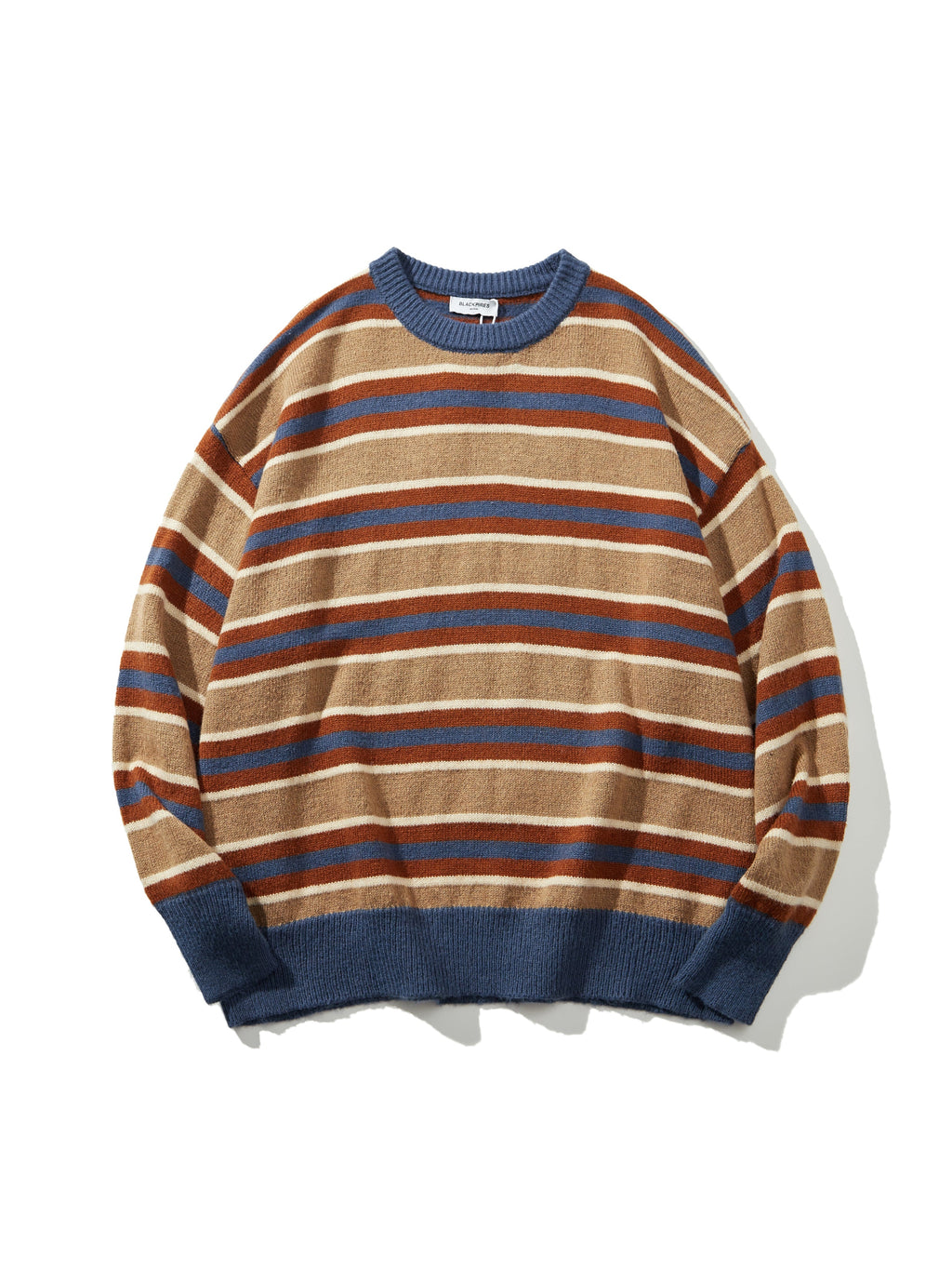 Oliver | Unisex Oversized Jumper | Striped Knit · Eltrendio
