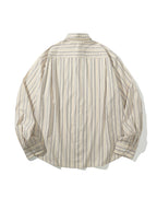 Oliver | Unisex Oversized Shirt | Striped Cotton · Eltrendio