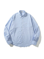 Oliver | Unisex Oversized Shirt | Striped Cotton · Eltrendio