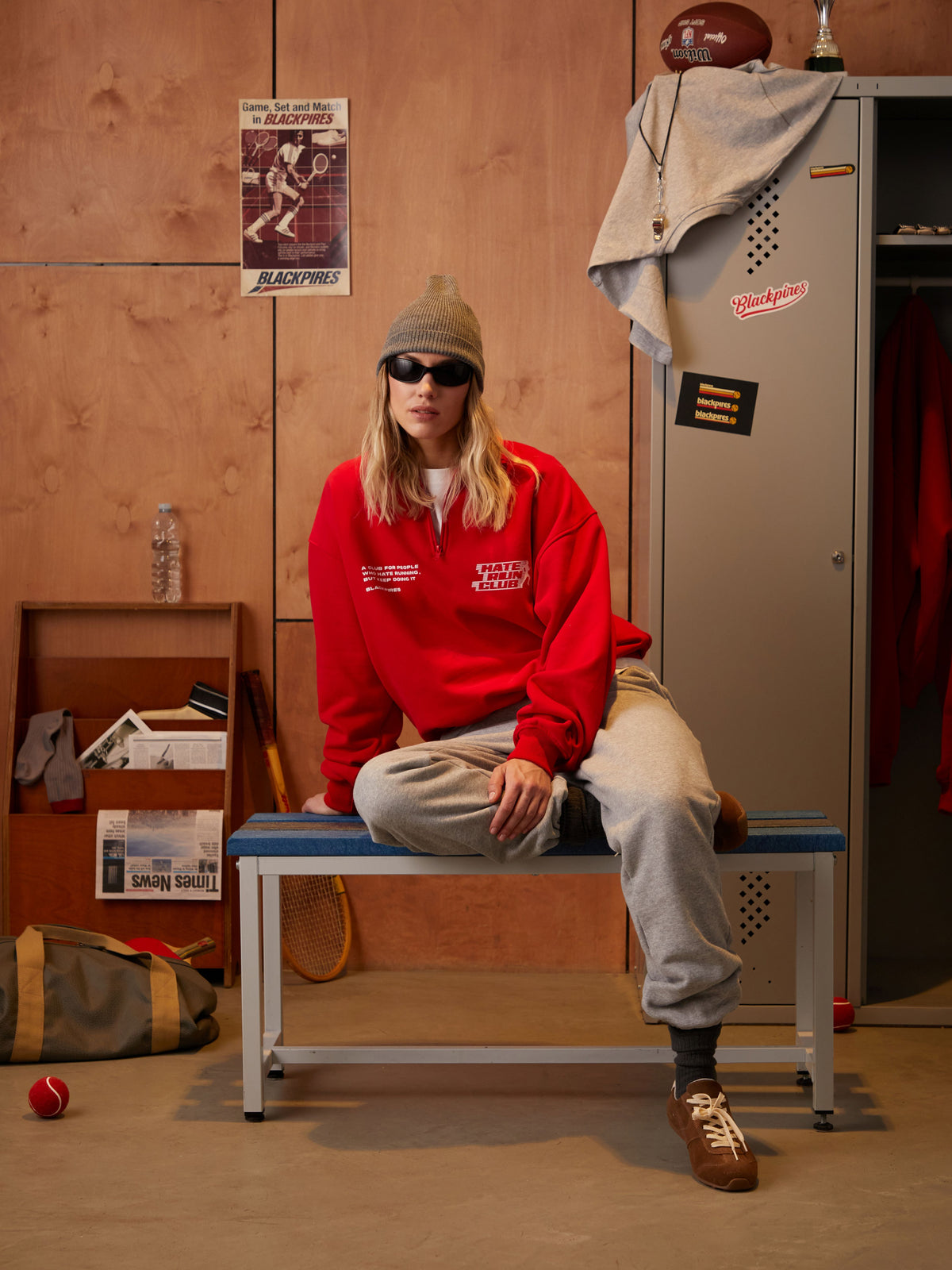 Owen | Unisex Half Zip Sweatshirt | Oversized Printed Streetwear Style-Eltrendio