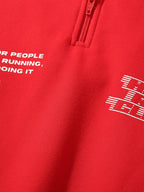 Owen | Unisex Half Zip Sweatshirt | Oversized Printed Streetwear Style-Eltrendio