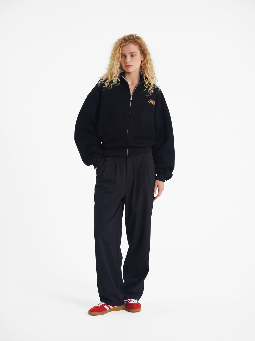 Parker | Unisex Full Zip Sweatshirt | Oversized Fleece Lined Style-Eltrendio