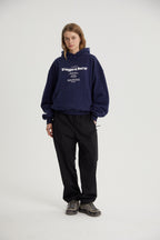 Parker | Unisex Printed Cropped Hoodie | Fleece Lined Streetwear-Eltrendio