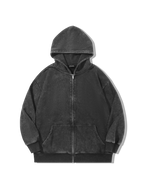 River | Unisex Zip-Up Hoodie | Washed Finish · Eltrendio