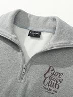 Robin | Unisex Half Zip Sweatshirt | Oversized Graphic Fleece Lined Style-Eltrendio