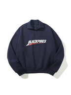 Rory | Unisex Half Zip Sweatshirt | Oversized Logo Streetwear Style-Eltrendio