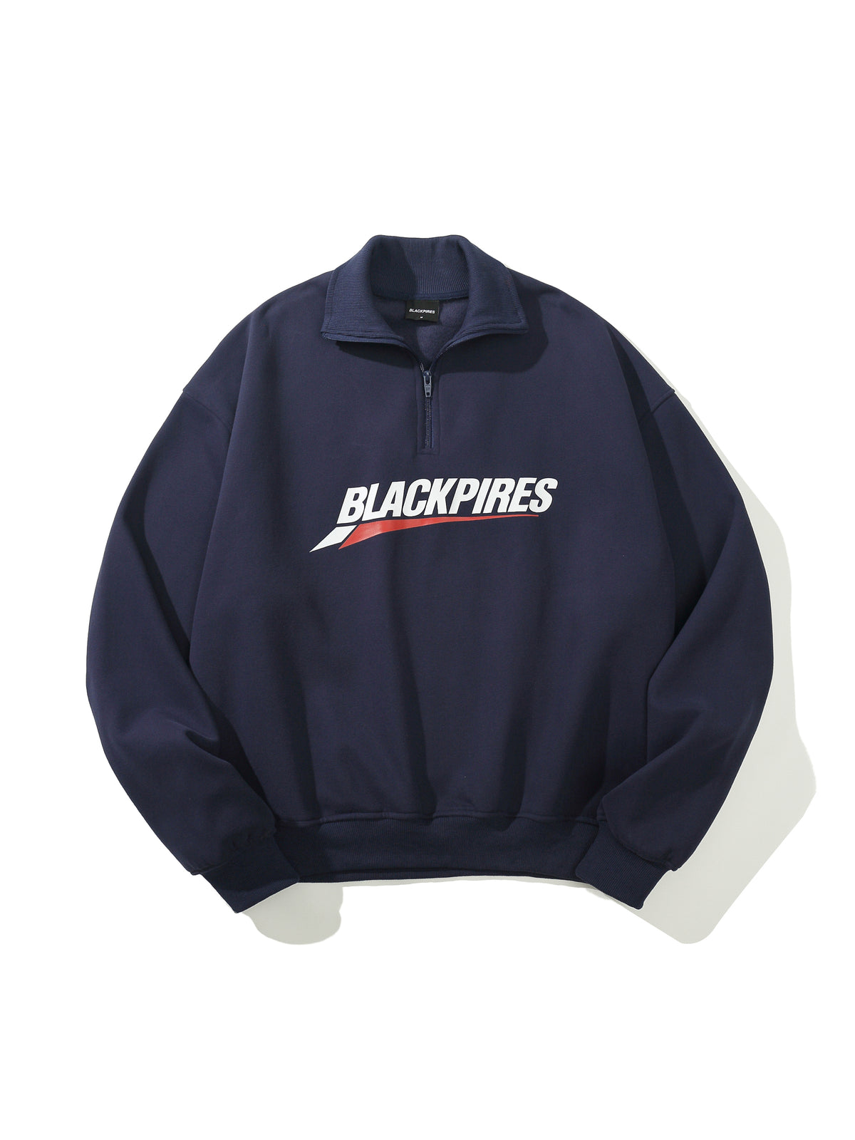 Rory | Unisex Half Zip Sweatshirt | Oversized Logo Streetwear Style-Eltrendio