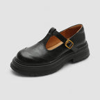 Rosalind | Women's Chunky Platform Mary-Jane Shoes | T-Bar Buckle · Eltrendio