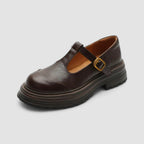 Rosalind | Women's Chunky Platform Mary-Jane Shoes | T-Bar Buckle · Eltrendio