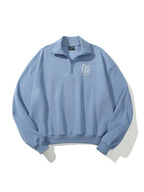 Rowan | Unisex Half Zip Sweatshirt | Oversized Graphic Fleece Lined Style-Eltrendio