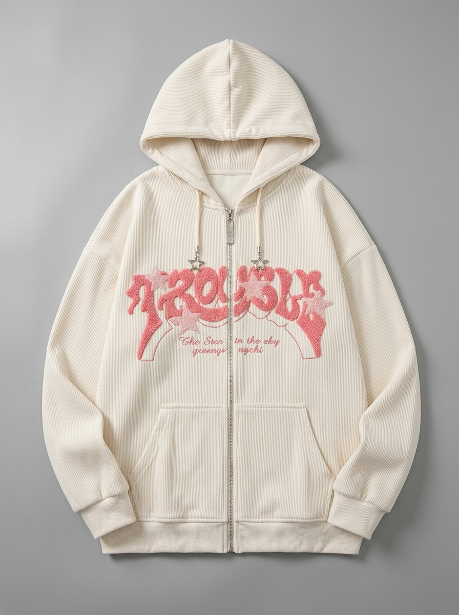 Ryan | Men's Zip-Up Hoodie | Embroidered-Eltrendio