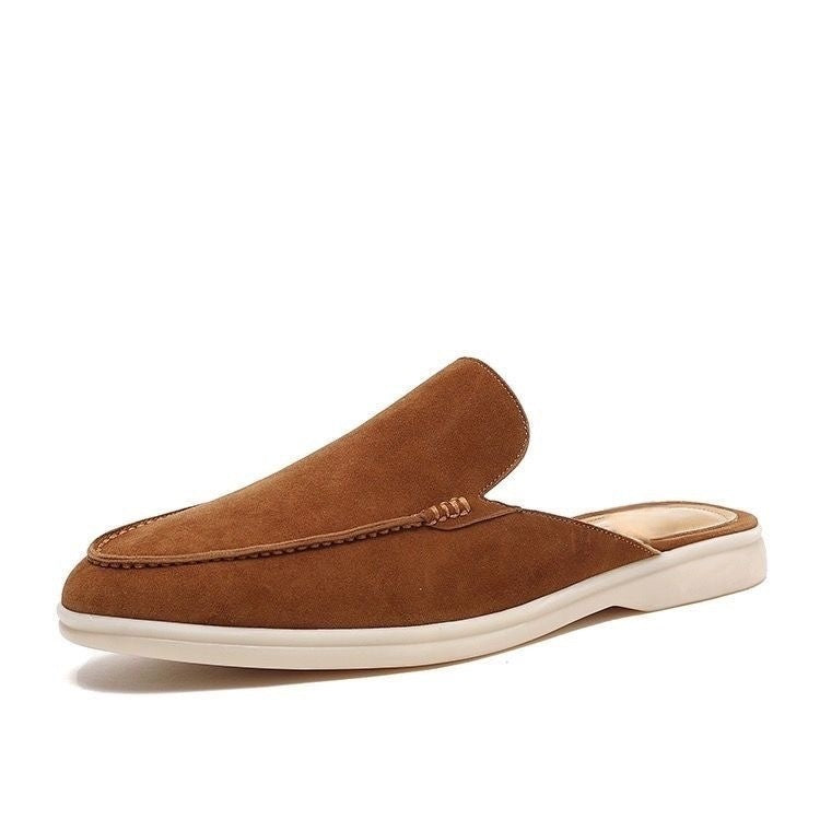 Sawyer | Men's Slip-On Moc Toe Low Profile Casual Footwear | Backless Loafers · Eltrendio