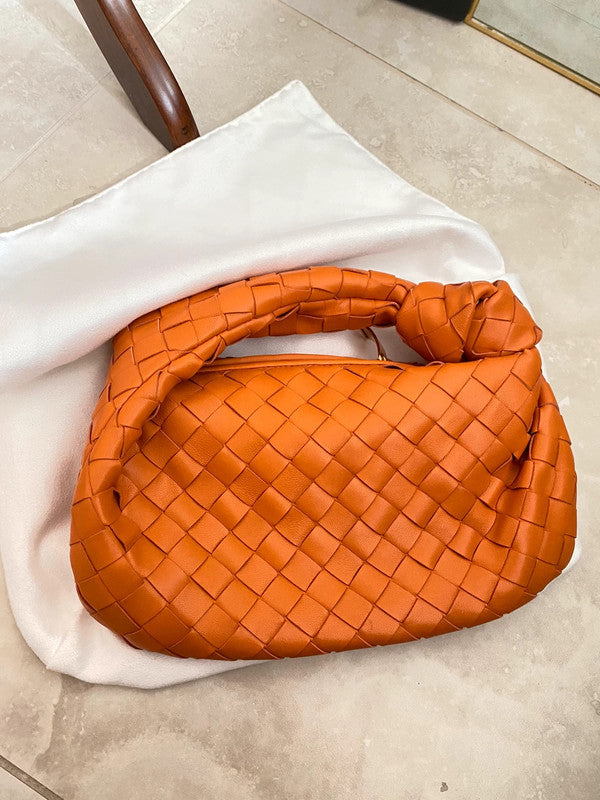 Sienna | Women's Woven Handbag | Knotted Handle · Eltrendio