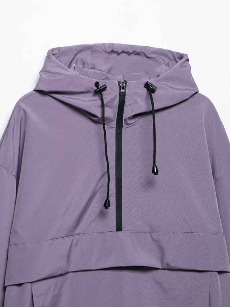 Sophie | Women's Half-Zip Anorak | Hooded · Eltrendio