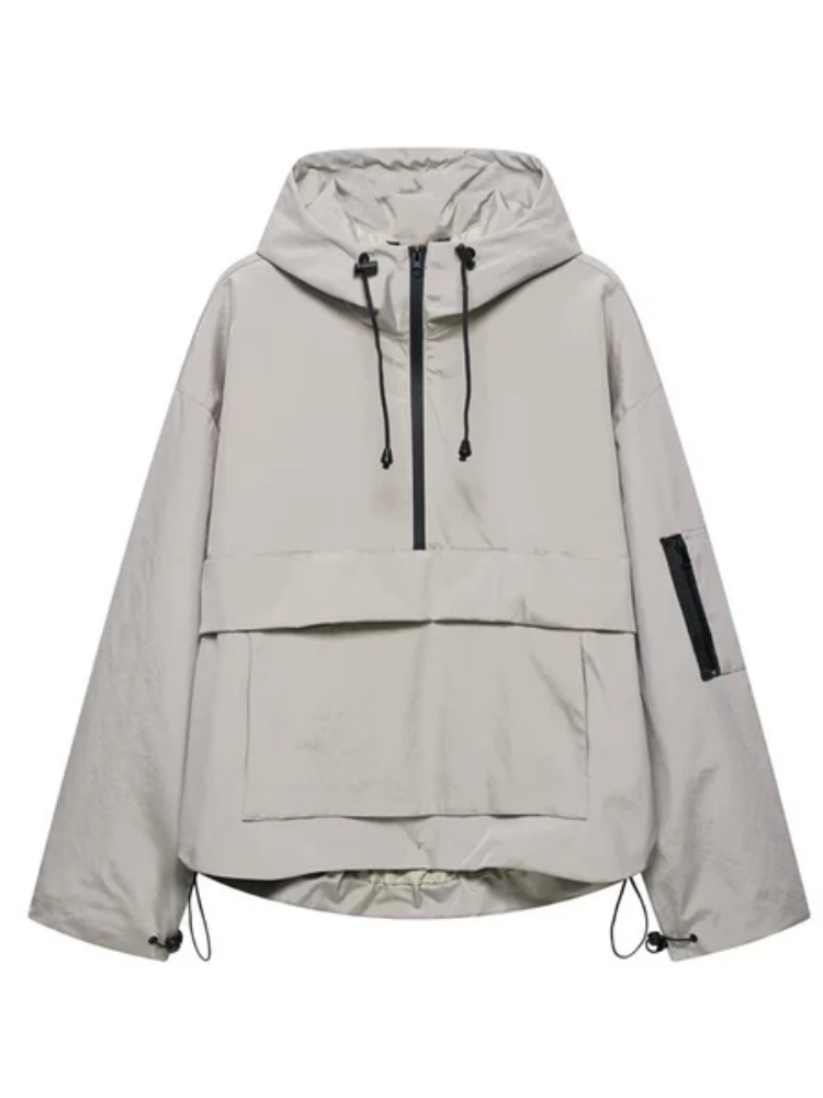 Sophie | Women's Half-Zip Anorak | Hooded · Eltrendio