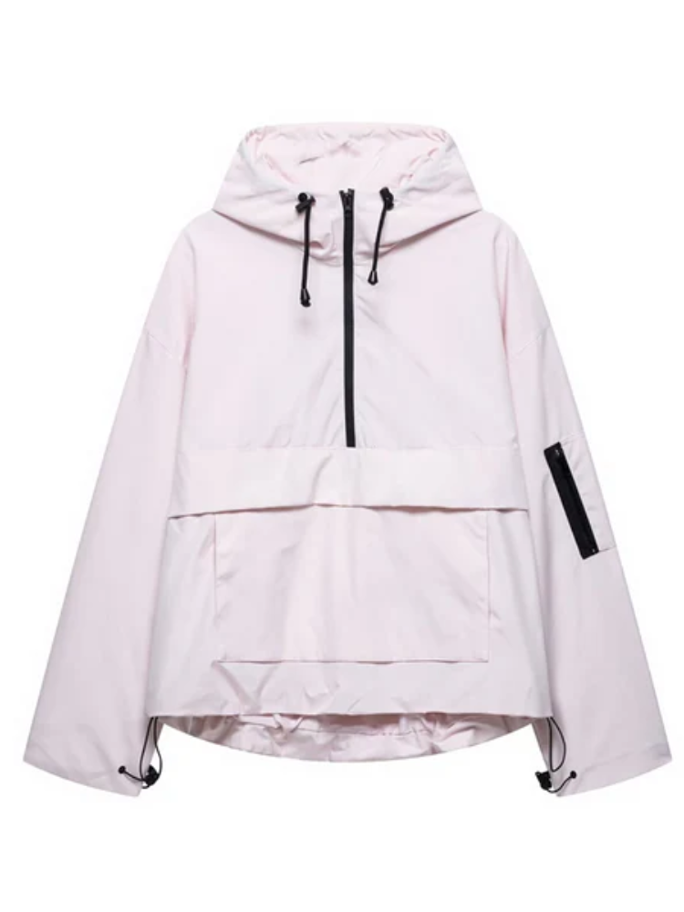 Sophie | Women's Half-Zip Anorak | Hooded · Eltrendio