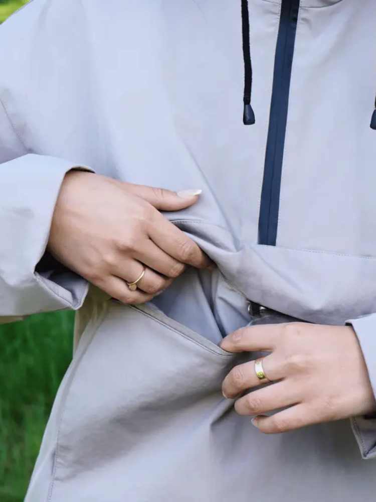 Sophie | Women's Half-Zip Anorak | Hooded · Eltrendio