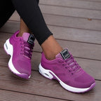 Sophie | Women's Lace-Up Trainers | Mesh Knit · Eltrendio
