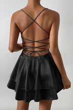 Sophie | Women's V-Neck Mini Dress | Spaghetti Straps · Eltrendio