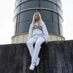 Willow | Women's Cropped Hoodie Set | Leopard Trim · Eltrendio