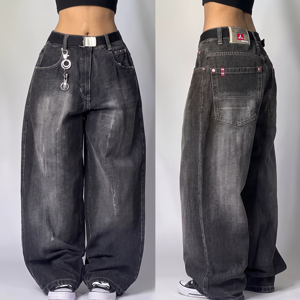 Willow | Women's Wide-Leg Jeans | Distressed Denim · Eltrendio