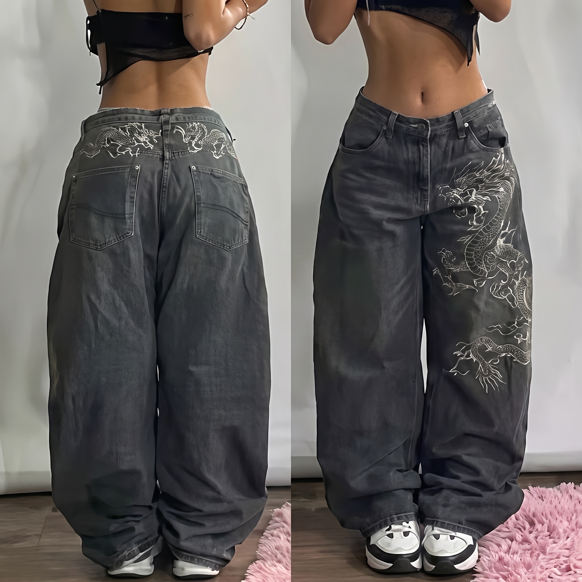Willow | Women's Wide-Leg Jeans | Distressed Denim · Eltrendio