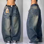 Willow | Women's Wide-Leg Jeans | Distressed Denim · Eltrendio