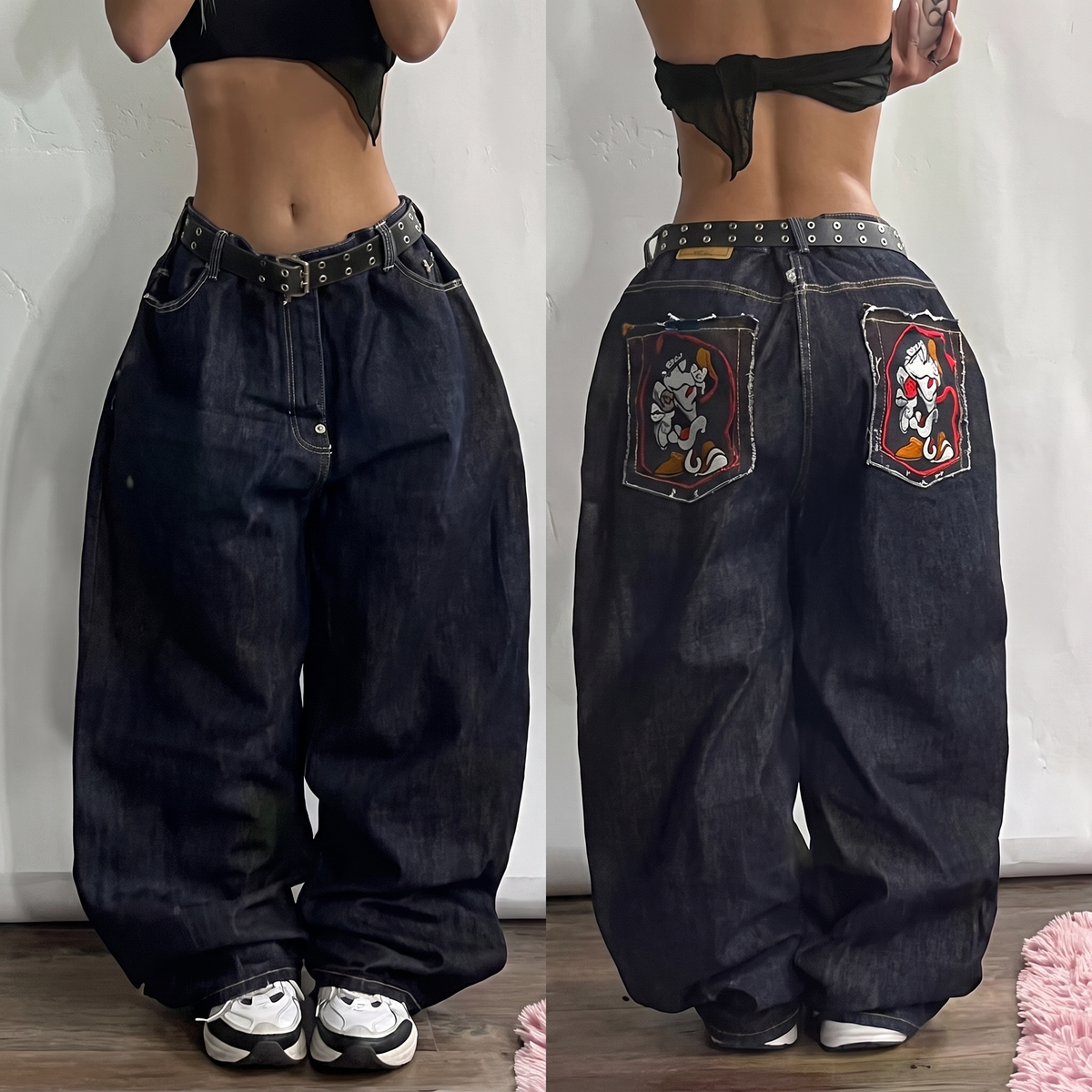 Willow | Women's Wide-Leg Jeans | Distressed Denim · Eltrendio