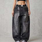 Willow | Women's Wide-Leg Jeans | Distressed Denim · Eltrendio