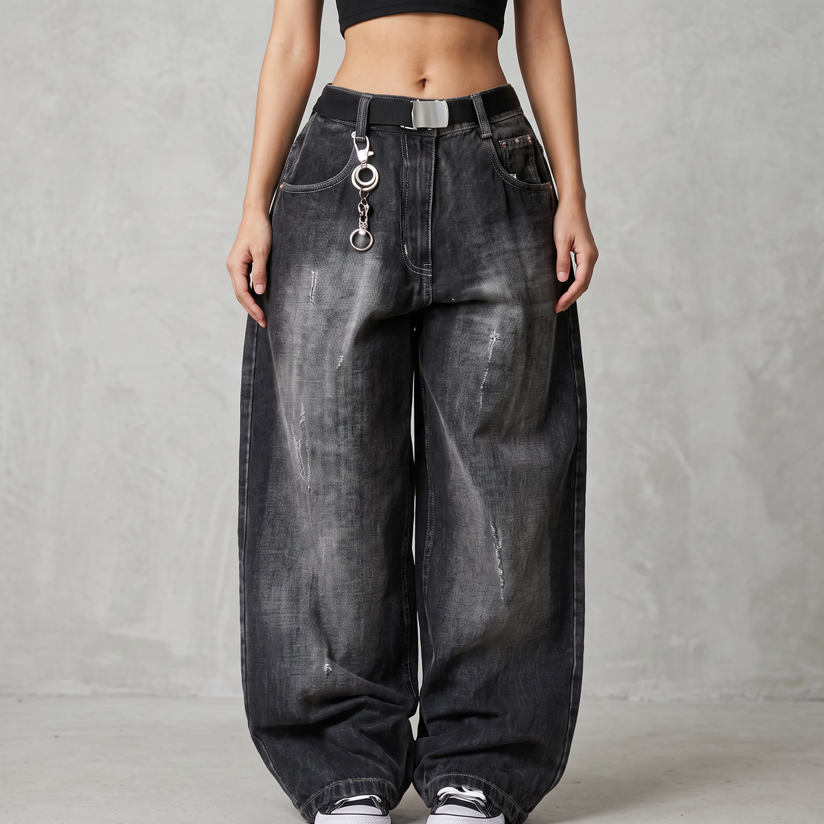 Willow | Women's Wide-Leg Jeans | Distressed Denim · Eltrendio