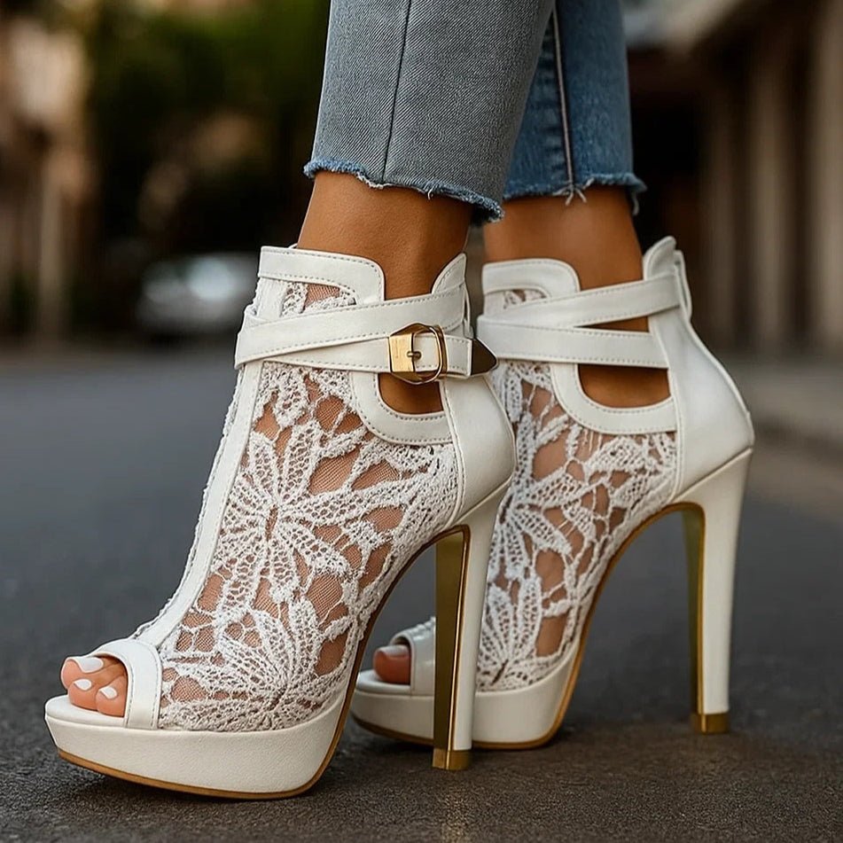 Isla | Women's Heels | Peep Toe · Eltrendio