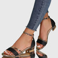 Olivia | Women's Wide Fit Sandals | Ankle Strap · Eltrendio