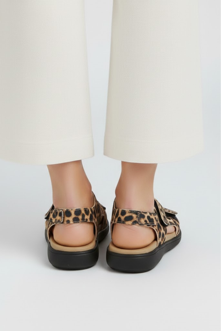 Lucy | Women's Wide Fit Sandals | Touch Fastening · Eltrendio