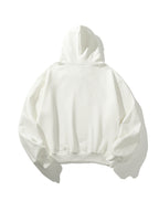 Wren | Unisex Printed Cropped Hoodie | Oversized Fleece Lined-Eltrendio