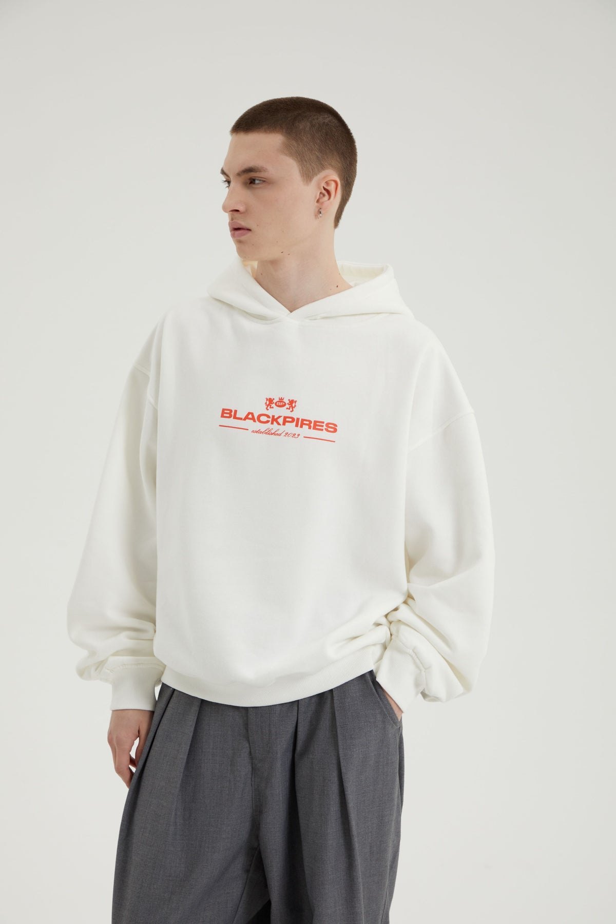 Wren | Unisex Printed Cropped Hoodie | Oversized Fleece Lined-Eltrendio