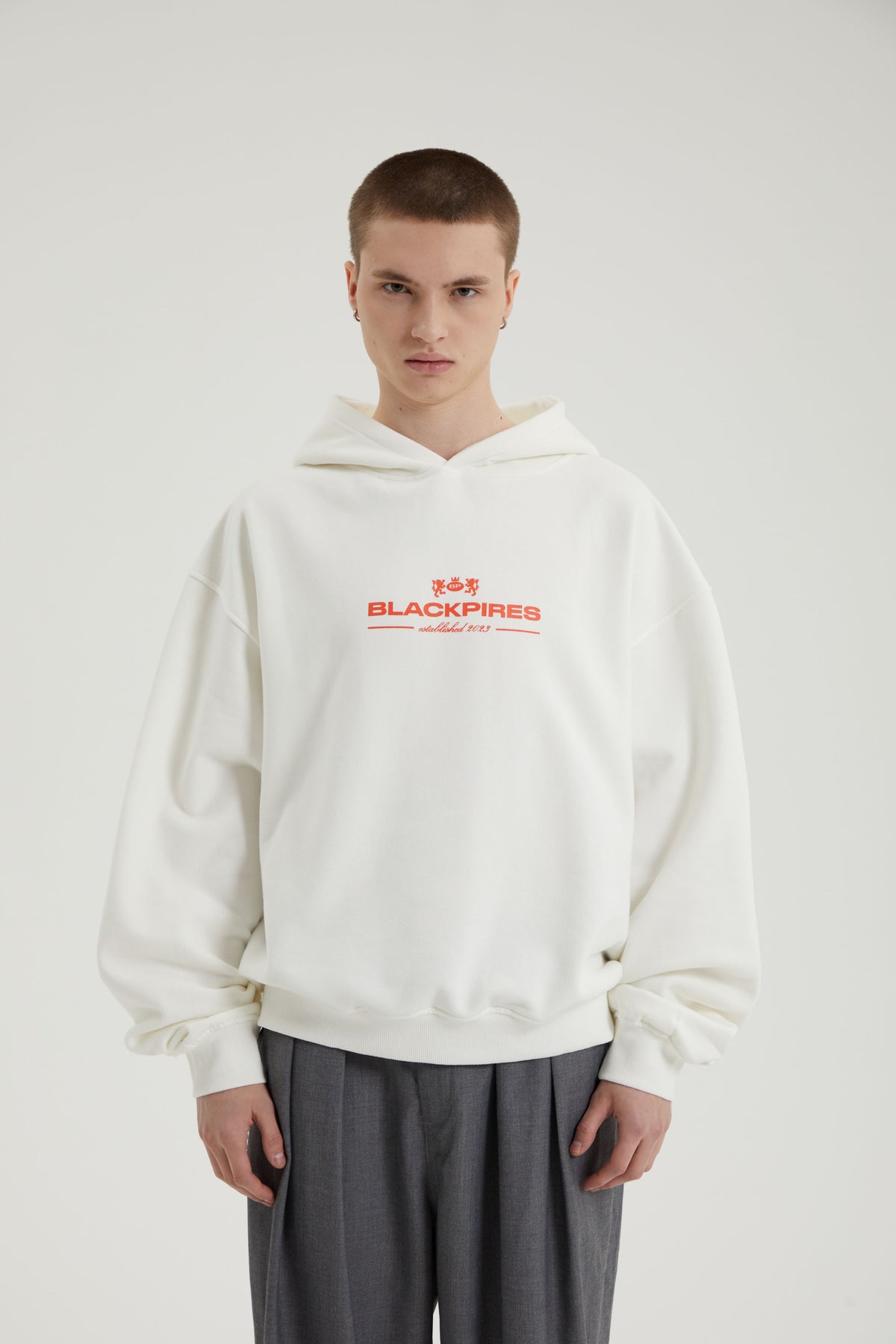 Wren | Unisex Printed Cropped Hoodie | Oversized Fleece Lined-Eltrendio
