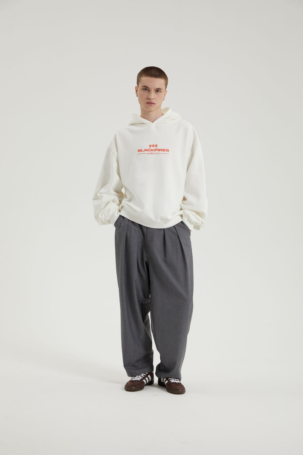 Wren | Unisex Printed Cropped Hoodie | Oversized Fleece Lined-Eltrendio
