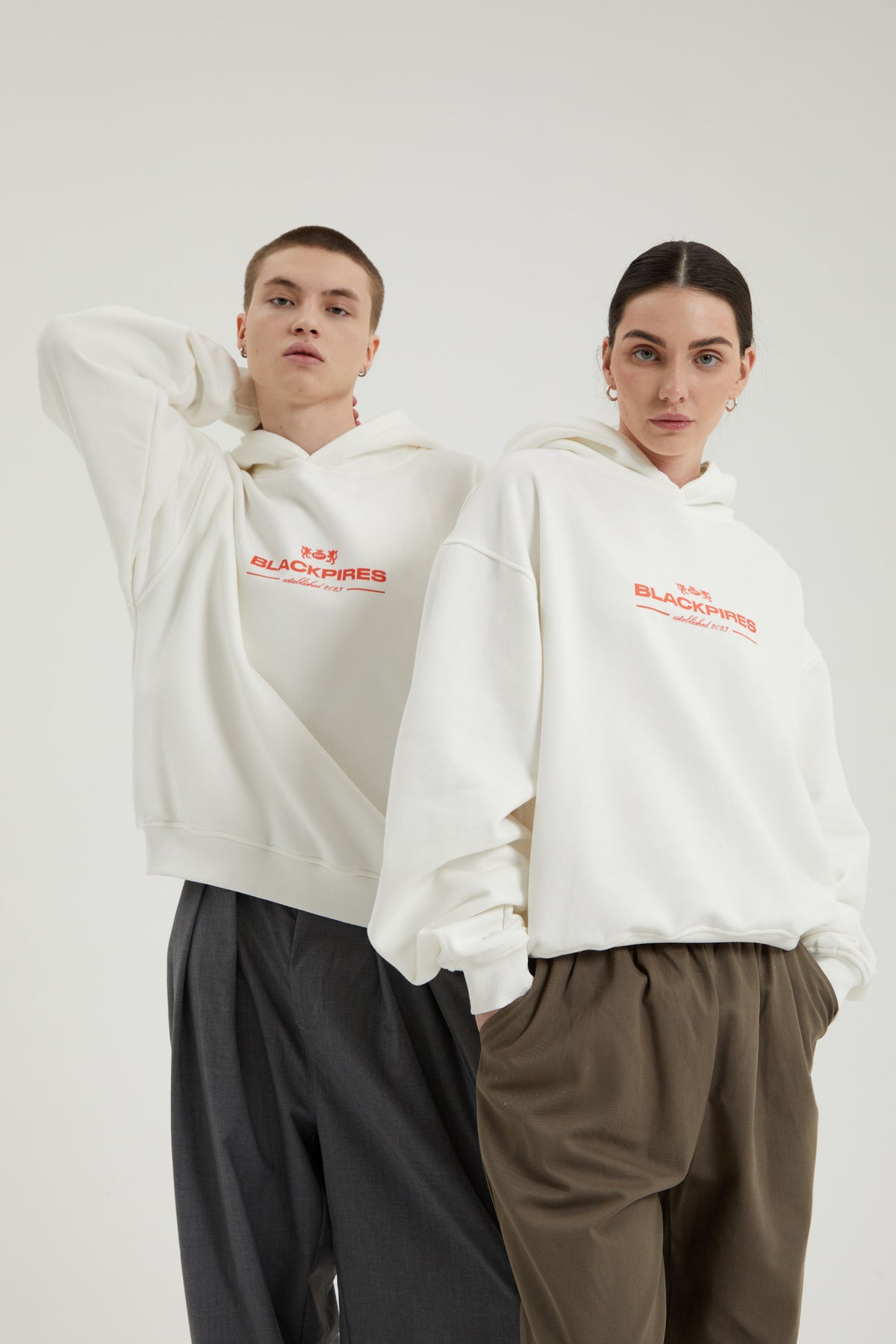 Wren | Unisex Printed Cropped Hoodie | Oversized Fleece Lined-Eltrendio