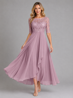 Evangeline | Women’s Maxi Dress | Lace Bodice Wedding Guest-Women Dress-Eltrendio