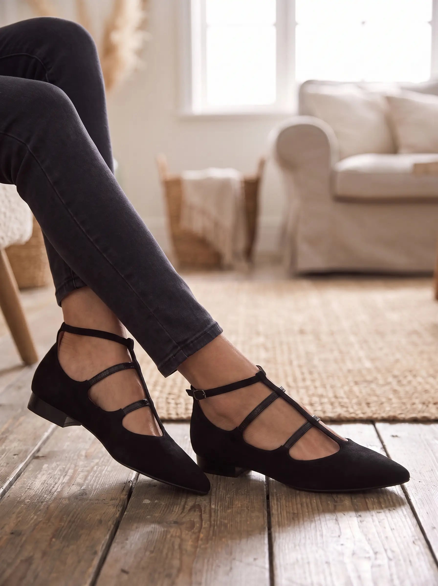 Evelyn | Women’s Pointed Toe Heels | Multi Strap Slip On-Women Shoes-Eltrendio