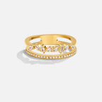 Everlune | Women’s Crystal Band Ring | Open Ring Marquise Stone Everyday Jewellery-Ring-Eltrendio