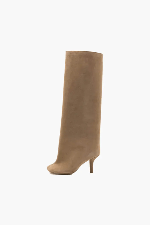Florence | Women’s Knee High Boots | Pull On Tall Shaft Occasion Footwear-Women Shoes-Eltrendio