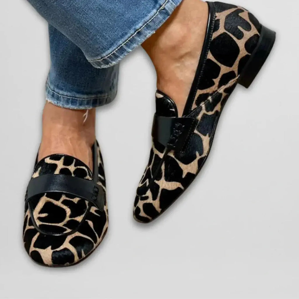 Harper | Women’s Loafers | Leopard Print Slip On-Women Shoes-Eltrendio
